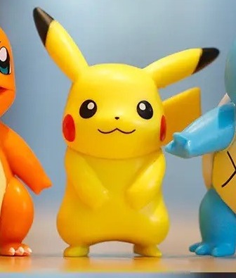 Pokémon Collectible Pikachu Mini Figure - Scratch above eye