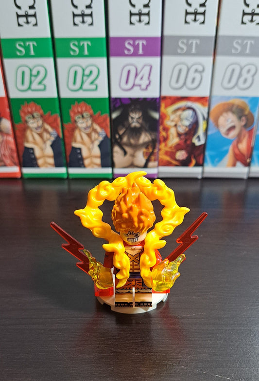 Custom Luffy Sun God Nika Minifig